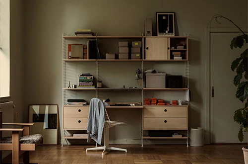 Stringhyller til kontoret